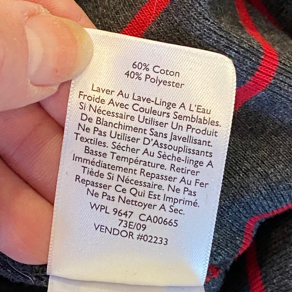 Eddie Bauer 2X sweater sweatshirt charcoal red top - Picture 7 of 10